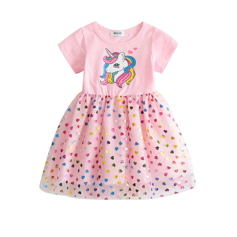 Picture of Girls' Summer Dress New 2025 Stylish dress Girl's Summer Princess Vacant Dress
