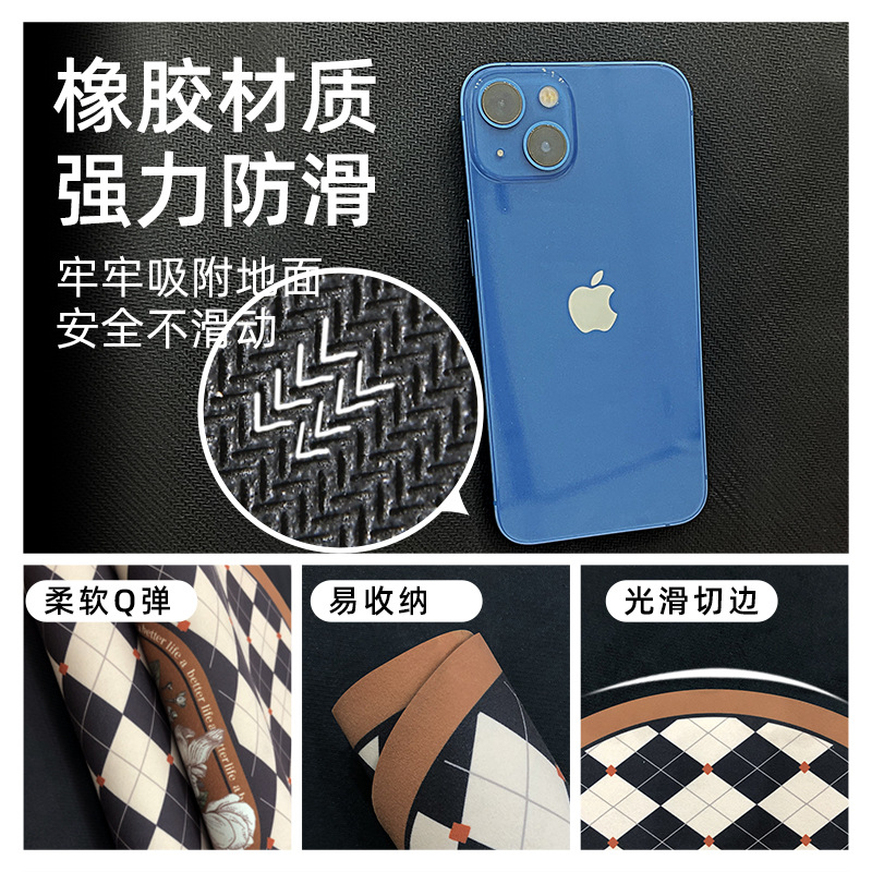 Picture of Diatom mud kitchen draining mat tableware Bowl plate control water mat disposable tea table bar table top dry absorbent mat