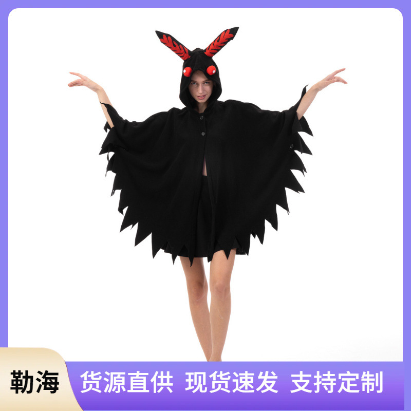 Adult Animal Costume Halloween Halloween Adult Moth Cape Cape Bat Shirt