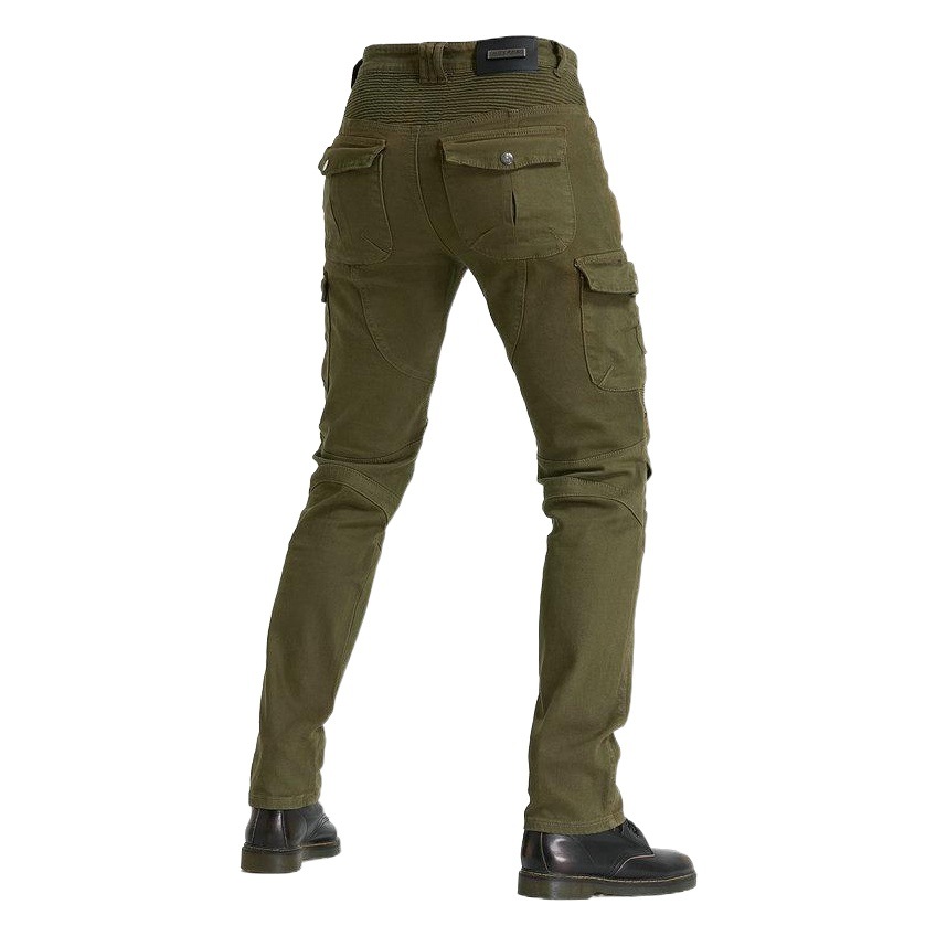 Picture of New Motorcycle Pants, Four-Season Casual Pants, Slim Black Cargo Pants, Motorcycle Cycling Jeans, Men's Multi-Bag