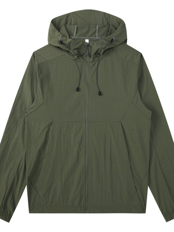 2024 New Mountain woven sun protection clothing women's ultra-thin breathable waterproof UV protection ice-sensitive sun protection clothing men