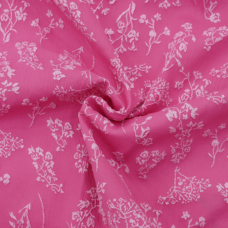In-Stock Small Floral Three-Dimensional Jacquard Fabric with Bubble Texture for Puffy Skirts, Bags, Children's Clothing, and Jackets