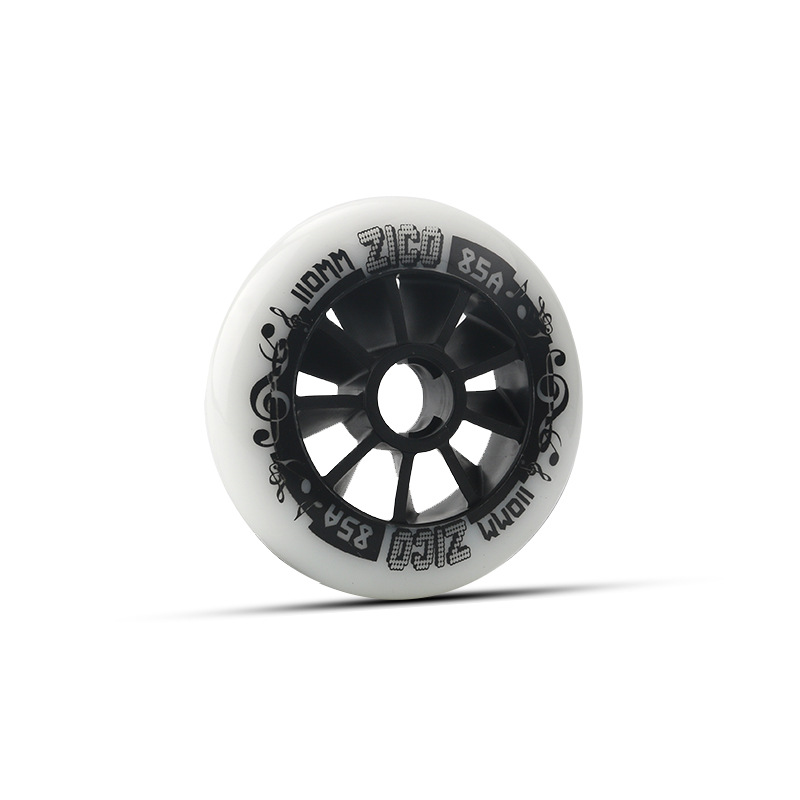 Picture of Roller skates speed skating wheels brush street wheels racing pancake wheels 90/100/110MM high elasticity and high wear resistance 85A