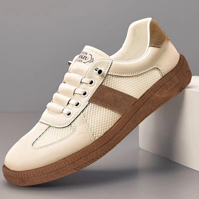 2025 Summer New Mesh Casual Beach Shoes Mesh Breathable Soft Sole Sports Men's Casual Shoes Wholesale