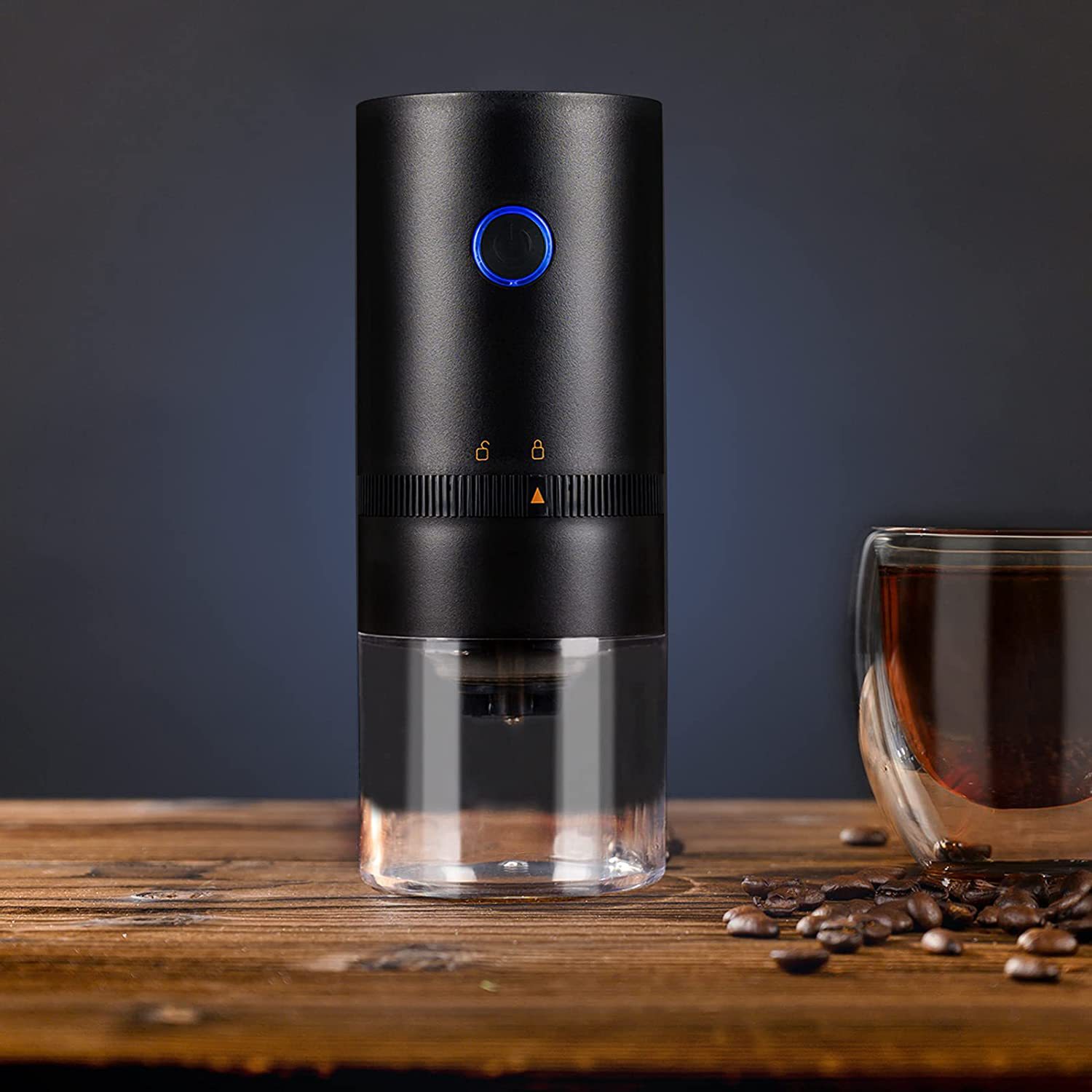 Picture of Cross-Border Portable Electric Coffee Grinder USB Rechargeable Coffee Grinder Coffee Grinder New