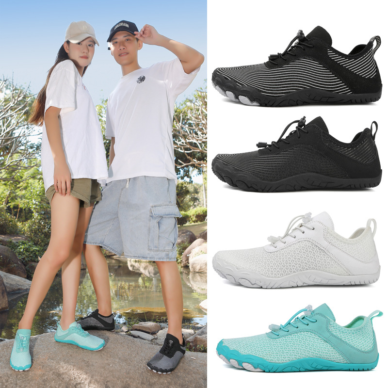 2024 Cross-border New Outdoor Men's Mountaineering Five-finger Quick-drying Wading Shoes for Couple Fitness Sports Tracing Shoes for Women