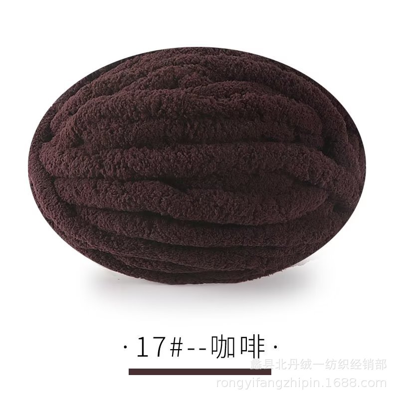 Picture of Extra Thick Ice Strip Wool Handmade Blanket Coral Fleece Ice Strip Novice Scarf Line Cushion Blanket Line