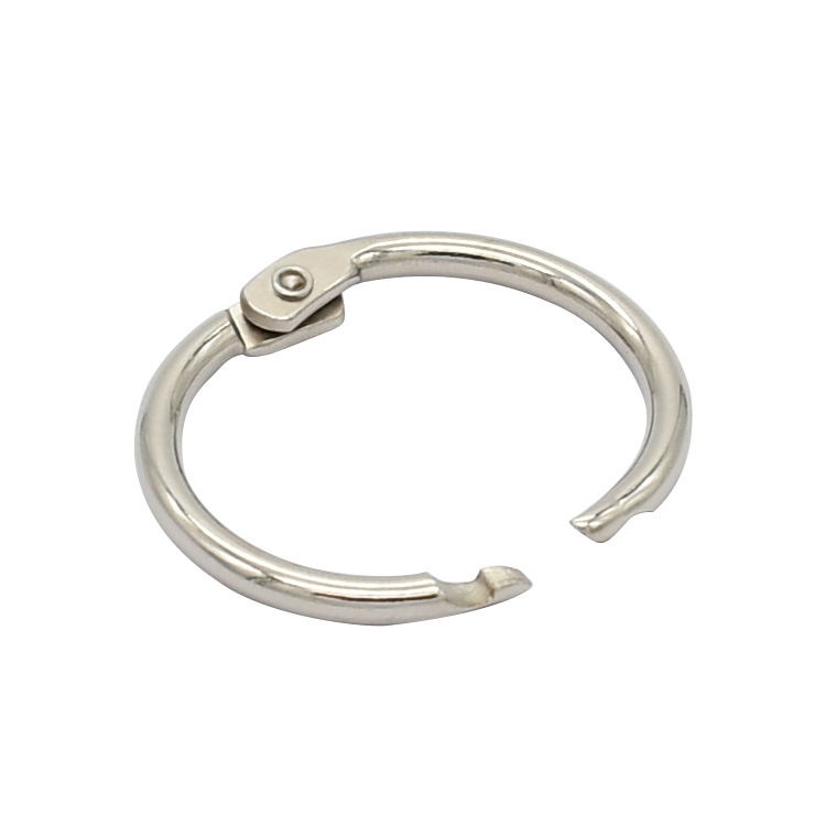 Picture of Spot direct supply metal book ring activity opening card ring photo album binding ring store jewelry hanging Ring Ring tag card ring