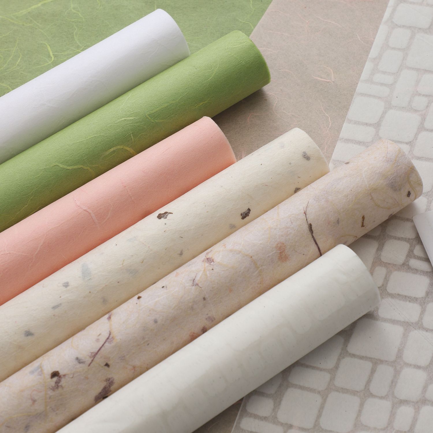Yunlong fiber leather paper thickened bouquet of flowers packaging Yunsi paper texture texture high sense floral art flower packaging material