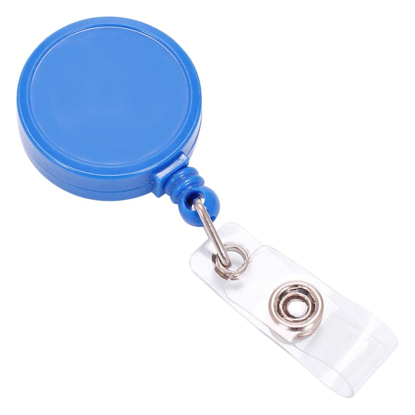 Autumn rain plastic easy-to-pull ID buckle badge card anti-loss and theft wire puller metal back clip easy-to-pull telescopic buckle wholesale