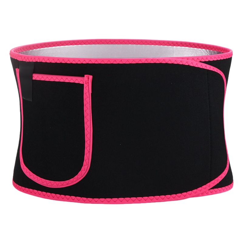 Shake Tone Same Style Sports Fitness Sweat Belt Fat Burning Belly Tinting Belt Breathable Lightweight Small Pocket Belt