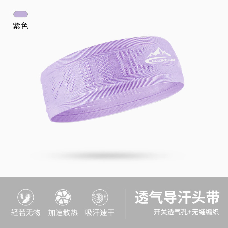 Picture of New Sports Headband for Men and Women Outdoor Running Basketball Fitness Yoga Sweat-Wicking Breathable High-Elastic Hairband Anti-Sweat Band
