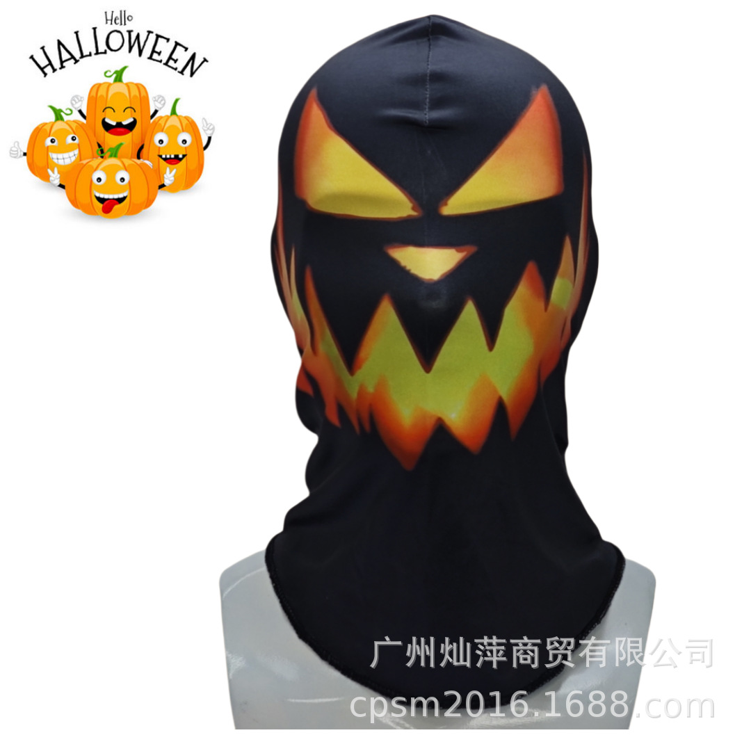 Picture of Summer Outdoor Sunscreen Mask Men's Ice Silk Motorcycle Riding Face Towel Thin Animal Full Face Neck Ear Hanging Tape
