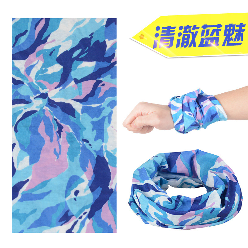 Picture of Magic Hood Face Scarf Men's Sports Outdoor Sunscreen Neck Protector Neck Sleeve Thin Women's Fishing Riding Varied Scarf