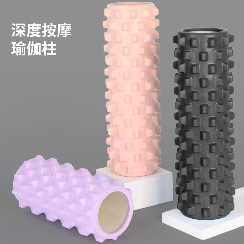 Foam Roller Roller Massage Stick Muscle Relaxation Professional Yoga Column Men and Women Deep Slimming Leg Rolling Back Artifact