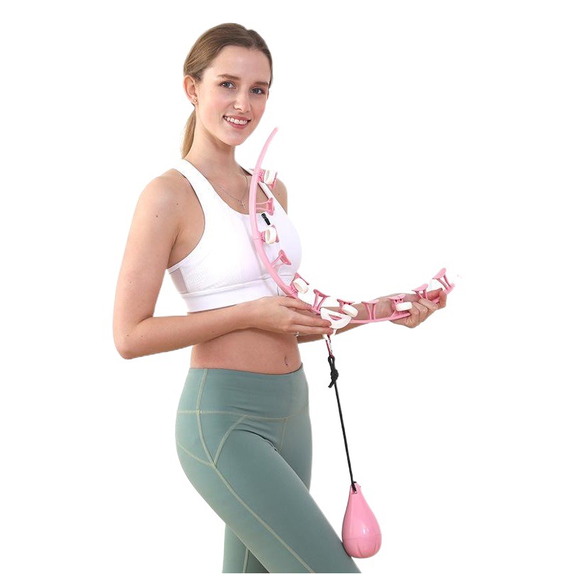 Abdominal fat burning fitness equipment thin waist lazy new detachable weight slimming artifact counting hula hoop