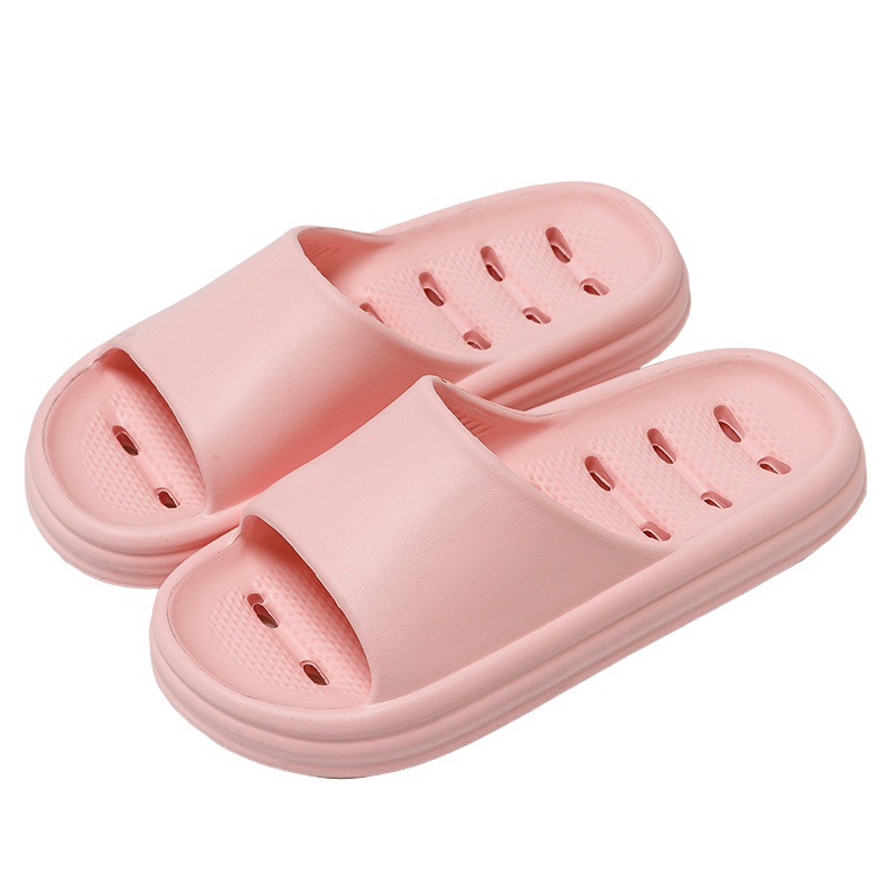 Hotel Bathroom Slippers, Home Indoor Non-Slip, Anti-Odor, Bathroom Leaking Slippers, Women's Summer Bathing Slippers Wholesale