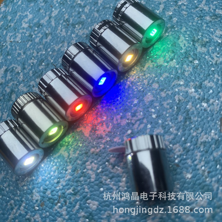 Electroplated Led Rotating Light, Rotating Pen Light, Cylindrical Light, DIY Handmade Small Light, Mini Light, Colorfulful Warm Light, White Light Decorative Light