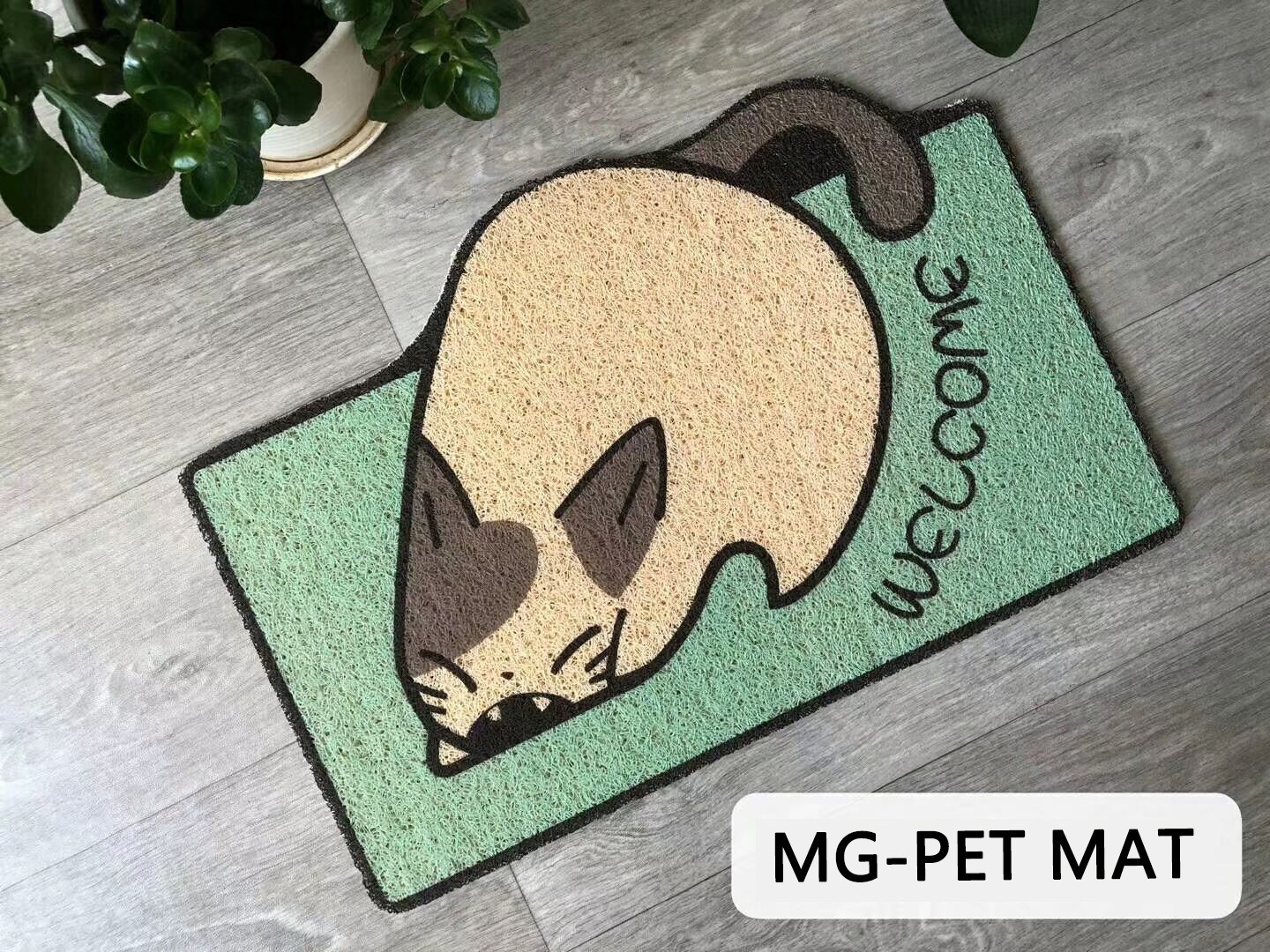 Picture of Silk Circle Entrance Mat Step Mat Entrance Door Mat Home Carpet Bathroom Entrance Mat Bathroom Foot Mat