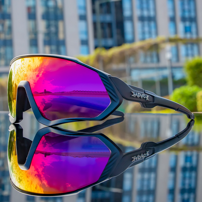 Kapvoe Cross-Border Outdoor Cycling Glasses Bicycle Windproof and Sandproof Polarized Sunglasses for Men and Women