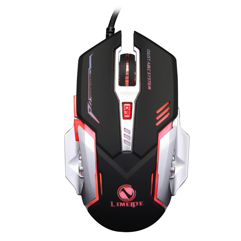 Picture of Li magnesium V2 hot wheels 6D notebook game desktop computer game electronic competition mechanical mouse USB wired mouse