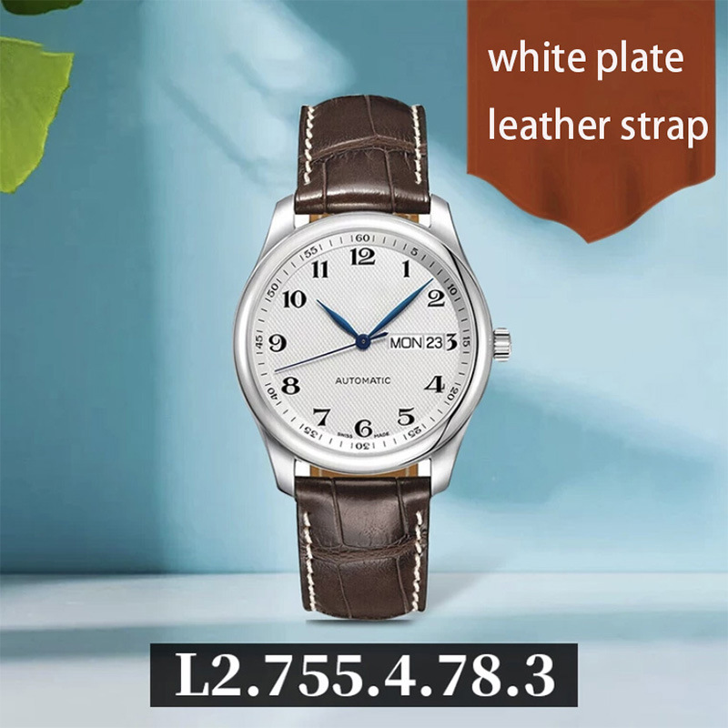 Picture of High-Quality Watch Famous Craftsman Classic Three-Hand Fashion Ultra-Thin Steel Band Fully Automatic Mechanical Watch Men's Danaleno Watch