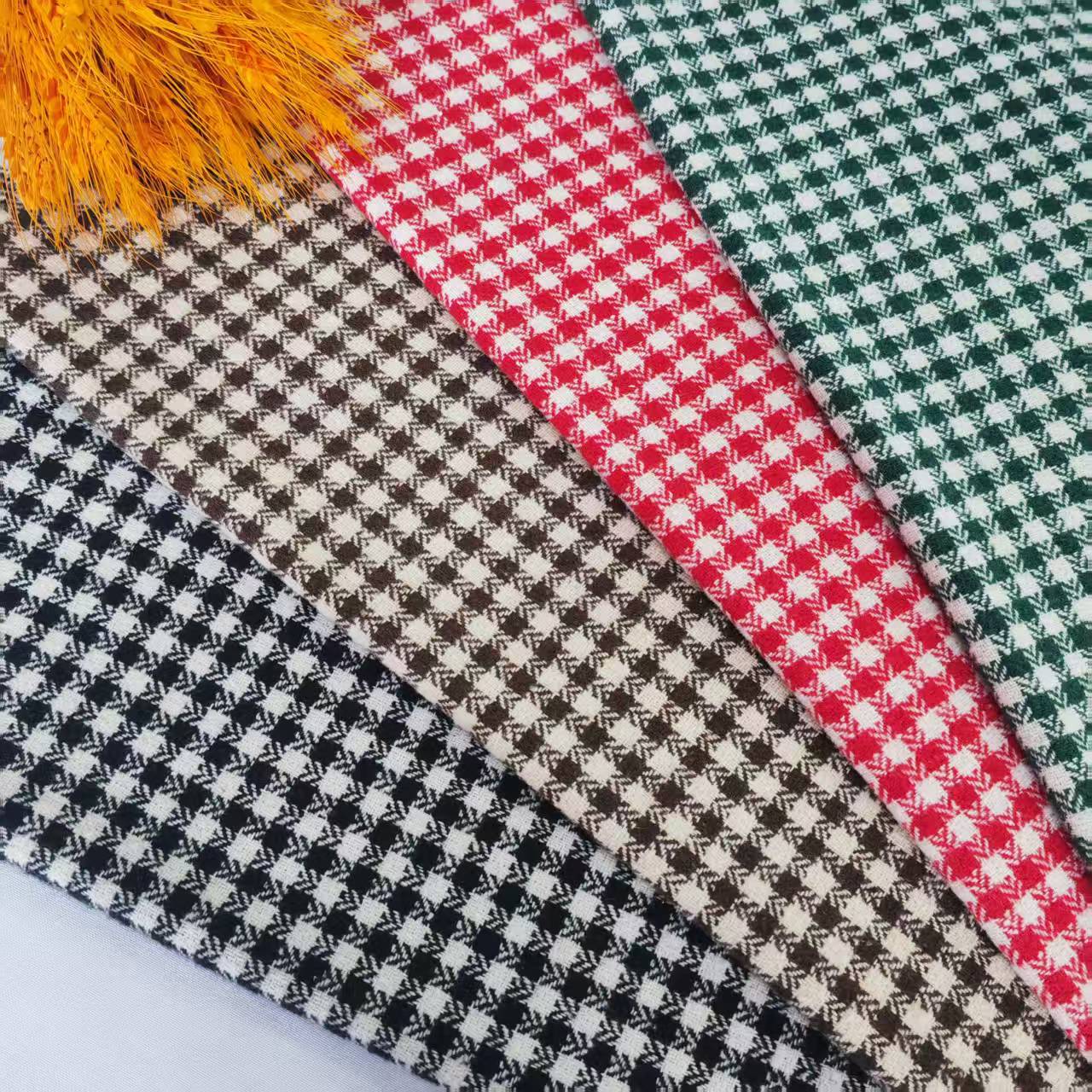 Shaoxing factory in stock spring and autumn herringbox small plier fashion shoes and hats luggage price excellent herringbox woolen wool