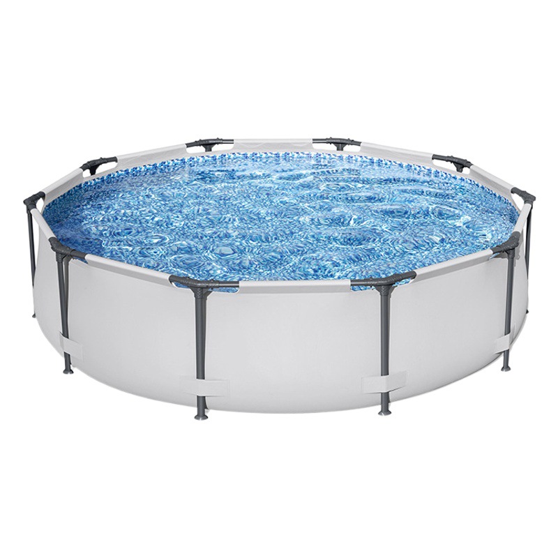 Bestway 56406 round pipe rack pool set home stand swimming pool inflatable free portable pool
