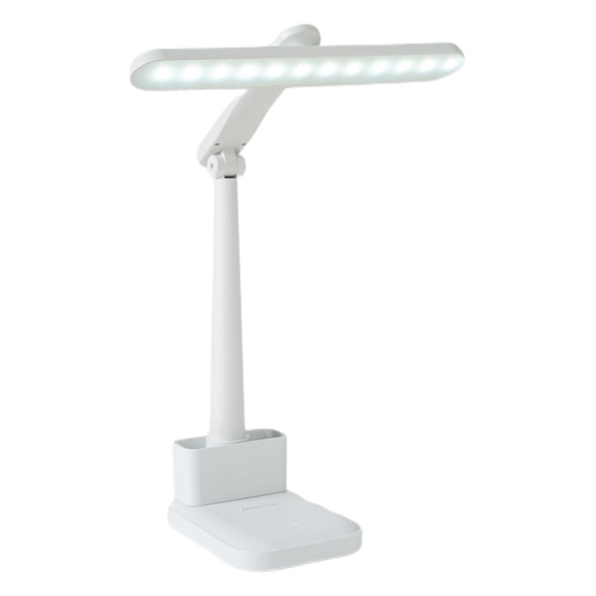 Led Foldableing Table Lamp Eye Protection Reading Lamp Student Study Special Bedroom Bedside Lamp Dormitory Rechargeable Small Table Lamp