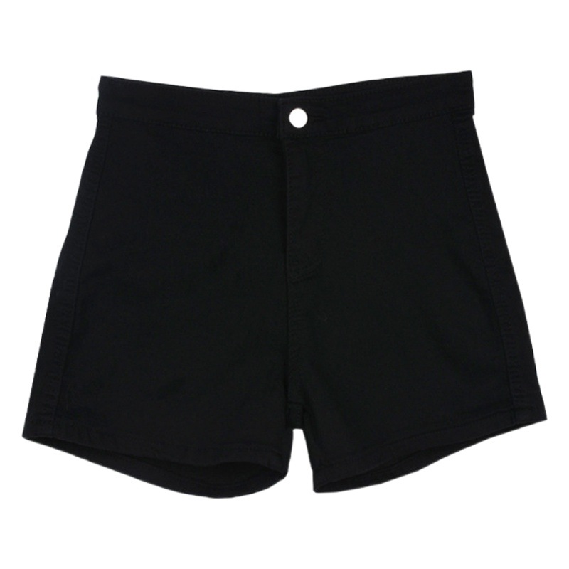 Suit Fabric High Waist Shorts Women's 2022 Summer New Fashion Explosions Black Tight Slim Outer Wear Pants
