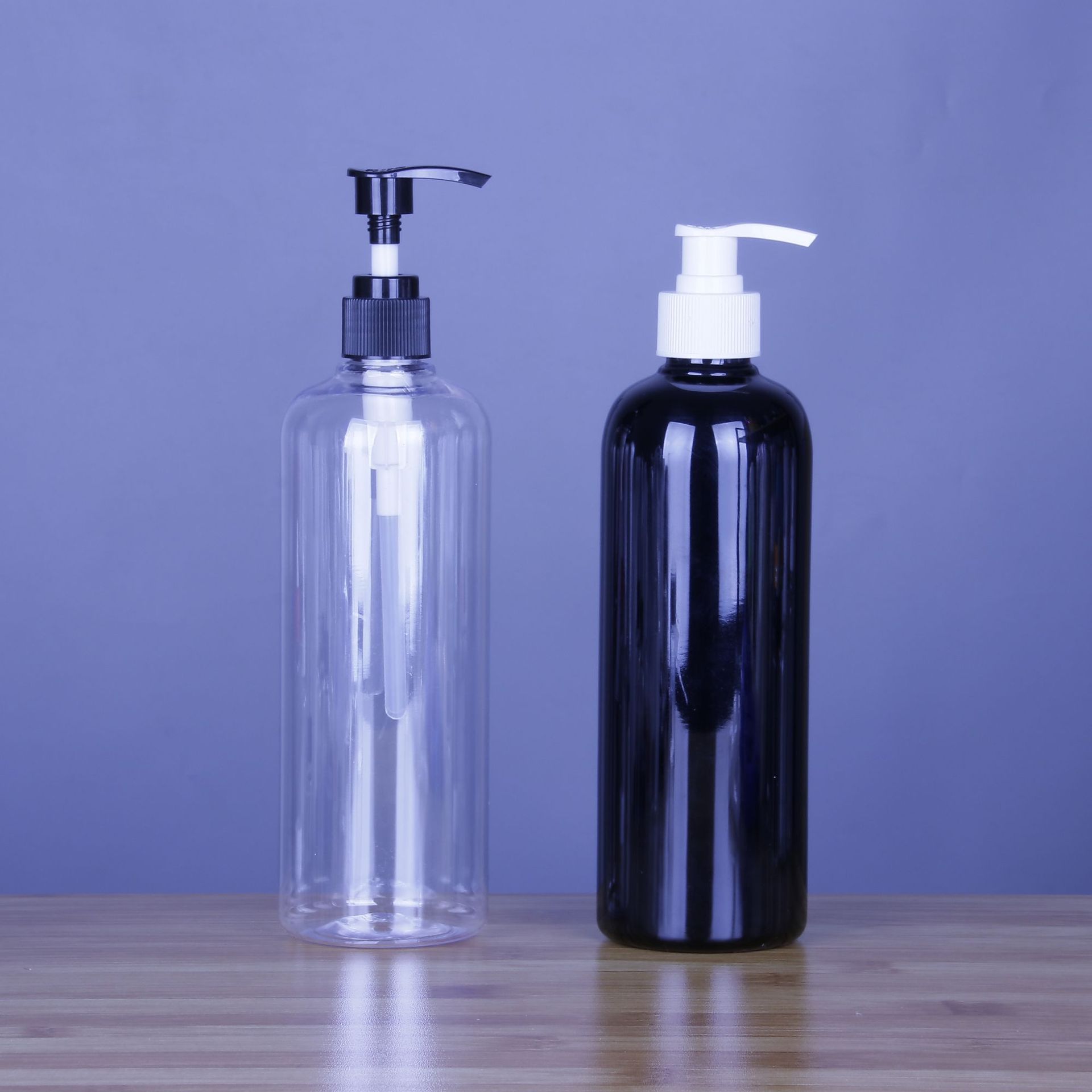 Spot 100-500ml Pet Plastic Bottle Disinfectant Plastic Bottle Duckbill Press Pump Head Hand Sanitizer Sub-Bottle