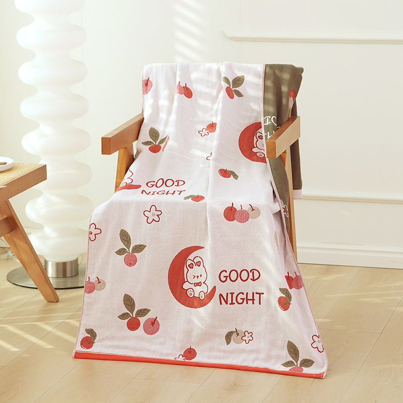 Picture of 2024 New 80X160cm Bath Towel Pure Cotton Gauze Unisex Household Absorbent Adult Cotton Large Bath Wrap Towel