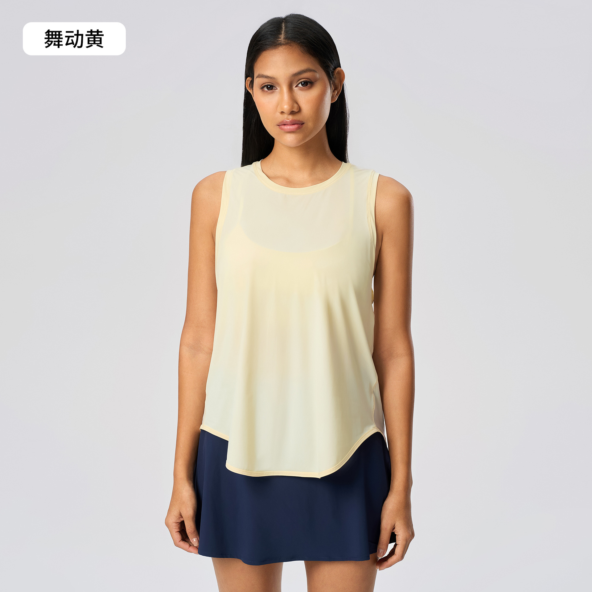 Picture of Spring and Summer New Yoga Vest T-shirt Women's Fitness Sleeveless Blouse Quick-drying Loose Yoga Top S2023