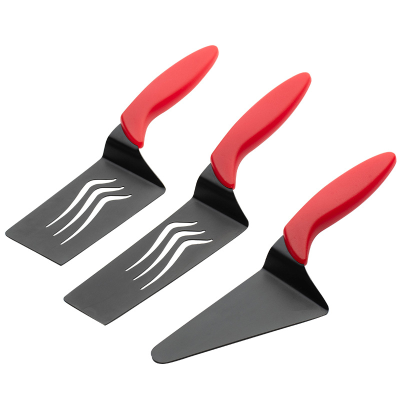 Picture of Cross-Border Stainless Steel Pizza Shovel Transfer Shovel Triangular Shovel Long Cooking Shovel Frying Shovel Baking Pizza Transfer Tool