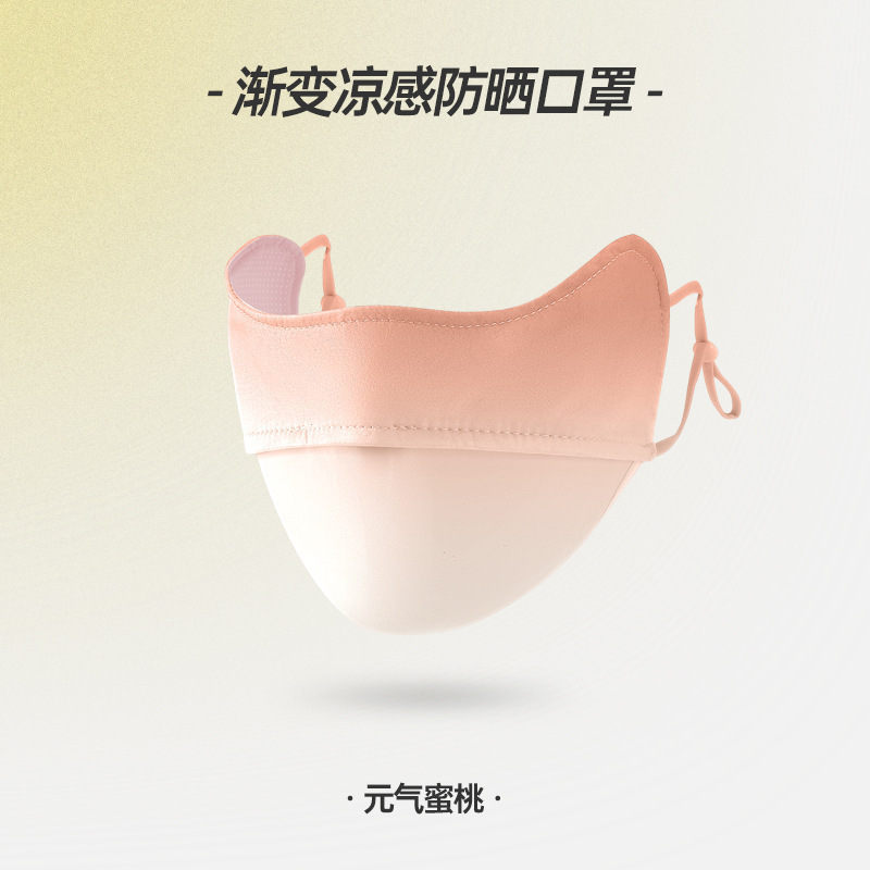 Picture of Sunscreen Mask Women's Anti-ultraviolet Summer Thin Breathable Three-dimensional Sunshade Full-face Ice Silk Mask Face Mask Eye Corner Protection