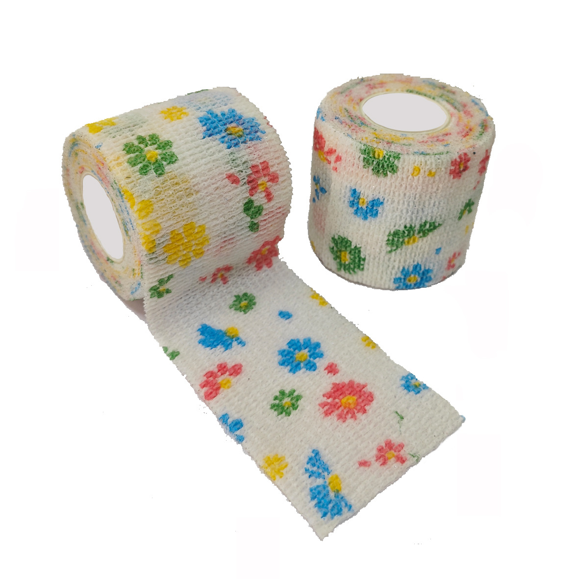 Picture of Factory wholesale non-woven self-adhesive elastic elastic bandage sports protection ankle pet print finger bandage