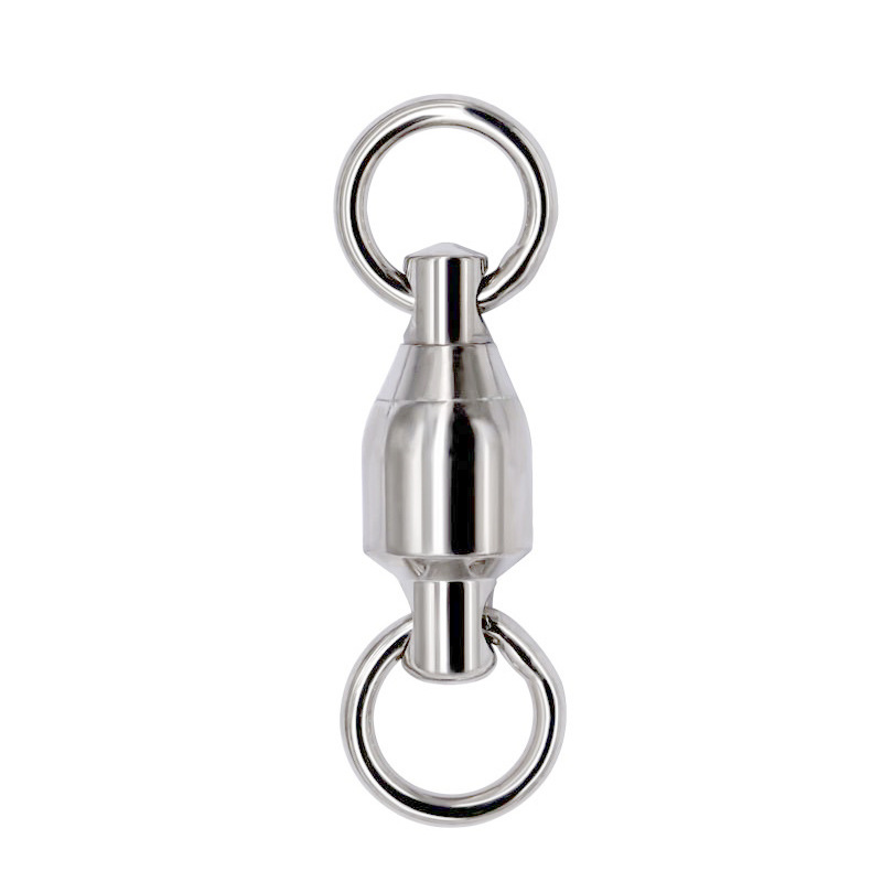 Picture of High-speed stainless steel eight-ring bearing swivel large object connector fishing gear accessories connecting ring fishing eight-ring