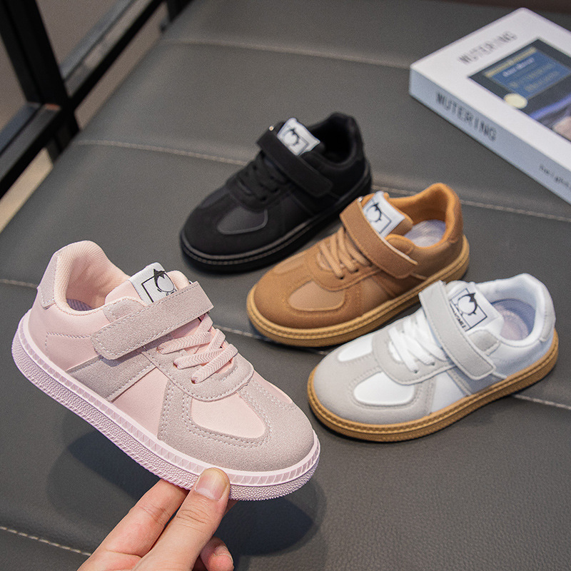 Children's Sports Shoes 2025 Spring & Fall New Style Boys' Versatile Non-Slip Breathable Student Sneakers Girls' Rest Moral Training Shoes
