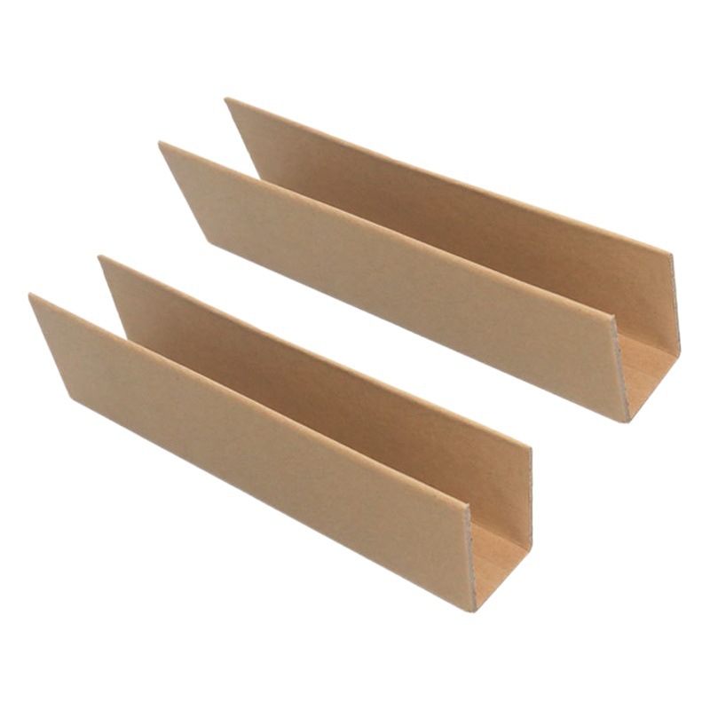 Paper corner protector manufacturers furniture tray U-shaped carton packaging corner protector spot wholesale thickened hard wear-resistant corner protector