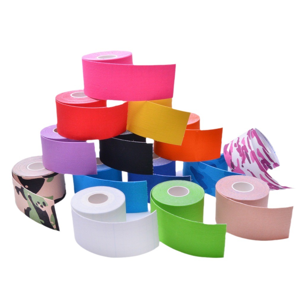 kinesiology Muscle Sticker Physiotherapy Tape Waterproof Breathable Cotton Elastic Sports Muscle Bandage Multi-Size