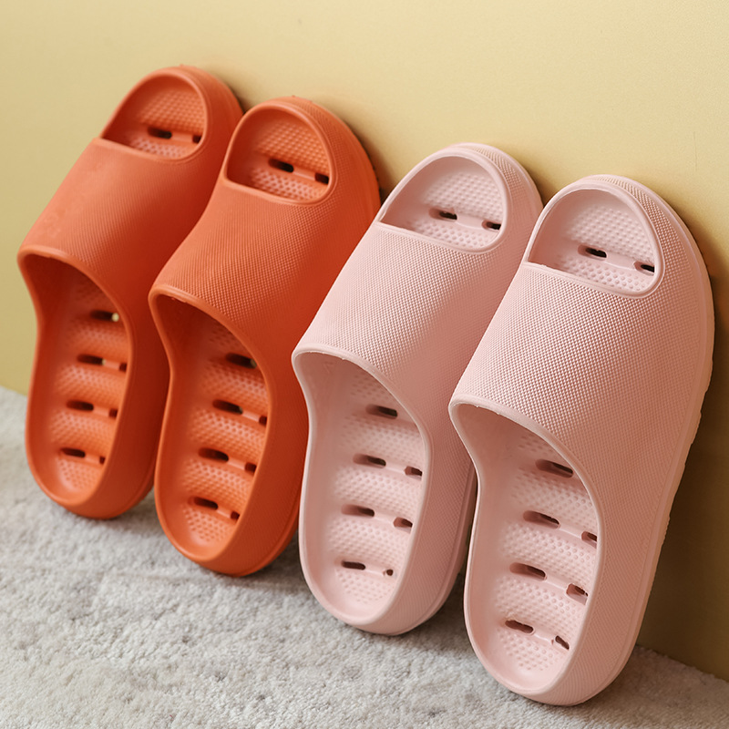 Jingchen Shoes Senior Hotel Bathroom Bath Special Slippers Women's New Indoor Home Leakage Sandals and Slippers for Men