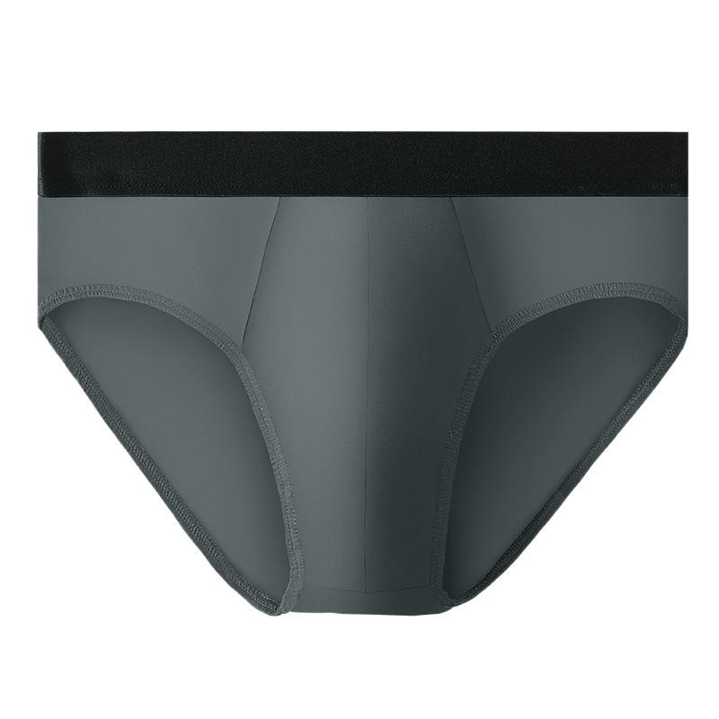 Men's Cotton Briefs Men's Summer Comfortable Breathable Solid Color plus size Underwear Men's Cotton Underpants Mid-Waist