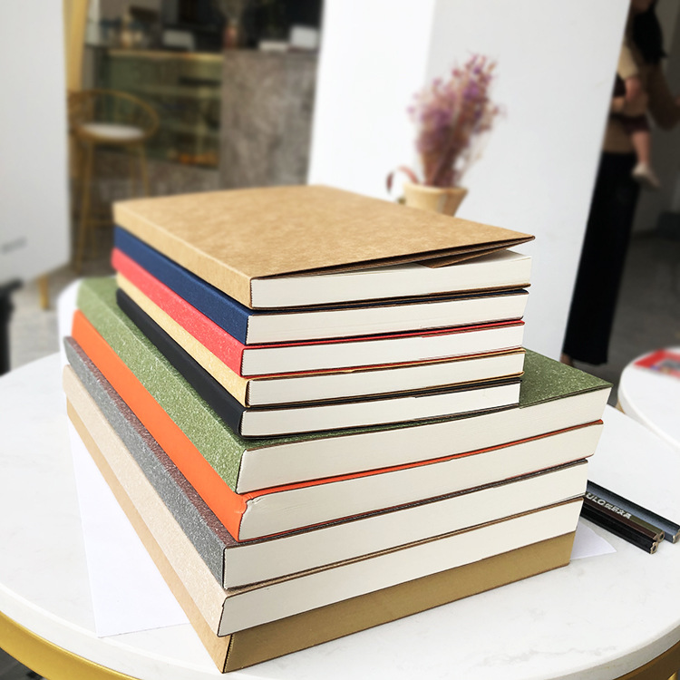 Picture of Graffiti Hand-Painted Naked Notebook Blank Sketchbook 100g Thickeneded Paper Handbook Pure Color Cover Notepad Wholesale Handbook