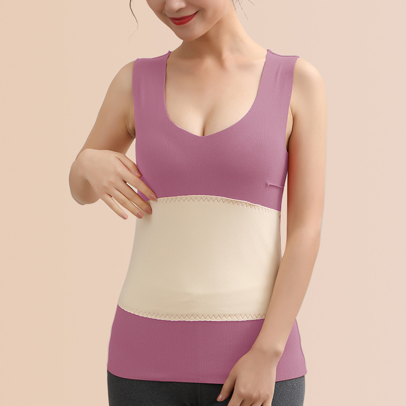 Picture of De Rong Seamless Heating Warm Vest Women's Winter Vest fleece-lined Thickened Base Shirt with Cotton Top