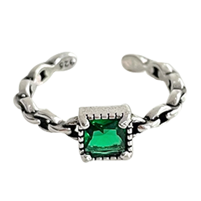 Picture of Lan zhi tai silver simple personality light luxury temperament net red hand jewelry wholesale opening 925 sterling silver ring does not fade