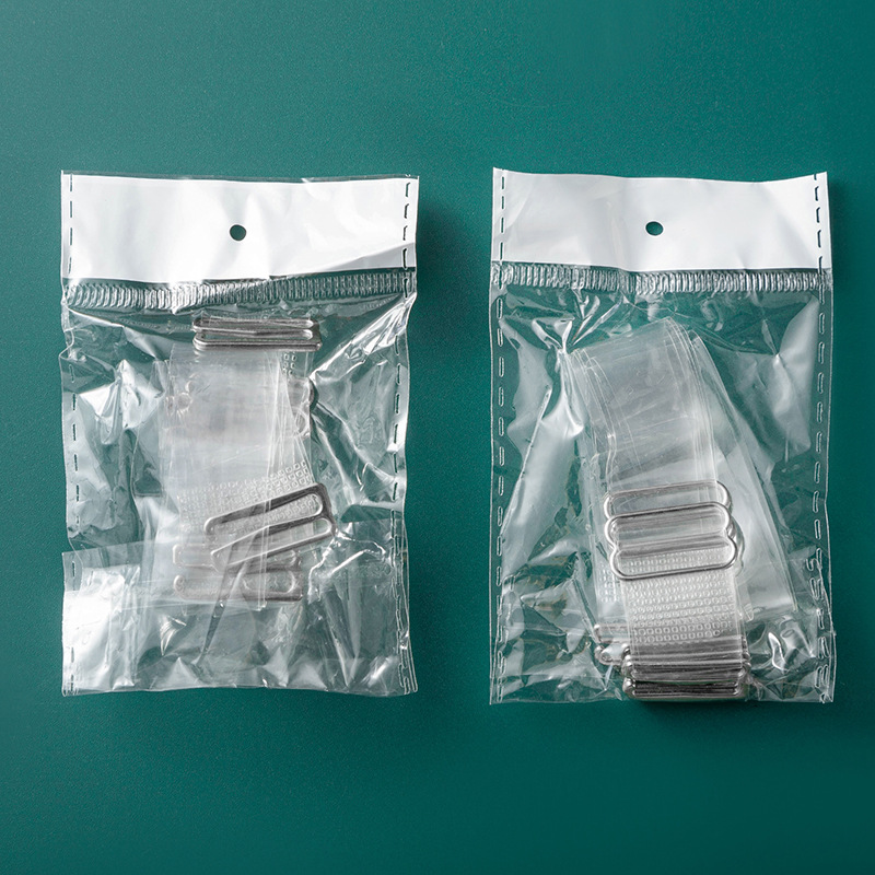 Picture of in stock universal widened transparent shoulder strap underwear invisible strap bra replacement non-slip crystal strap hook tube chest cross-border