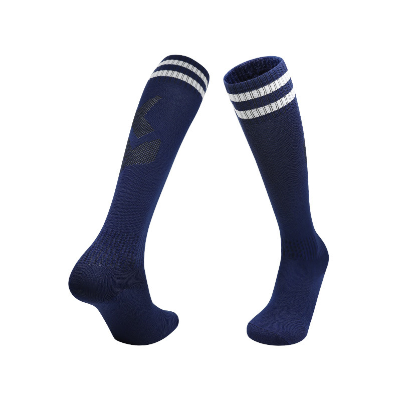 Picture of Autumn and Winter Two-Bar Soccer Socks, Breathable and Sweat-Absorbent, Long Striped Sports Socks, Thin High-Tube Professional Training Socks Wholesale