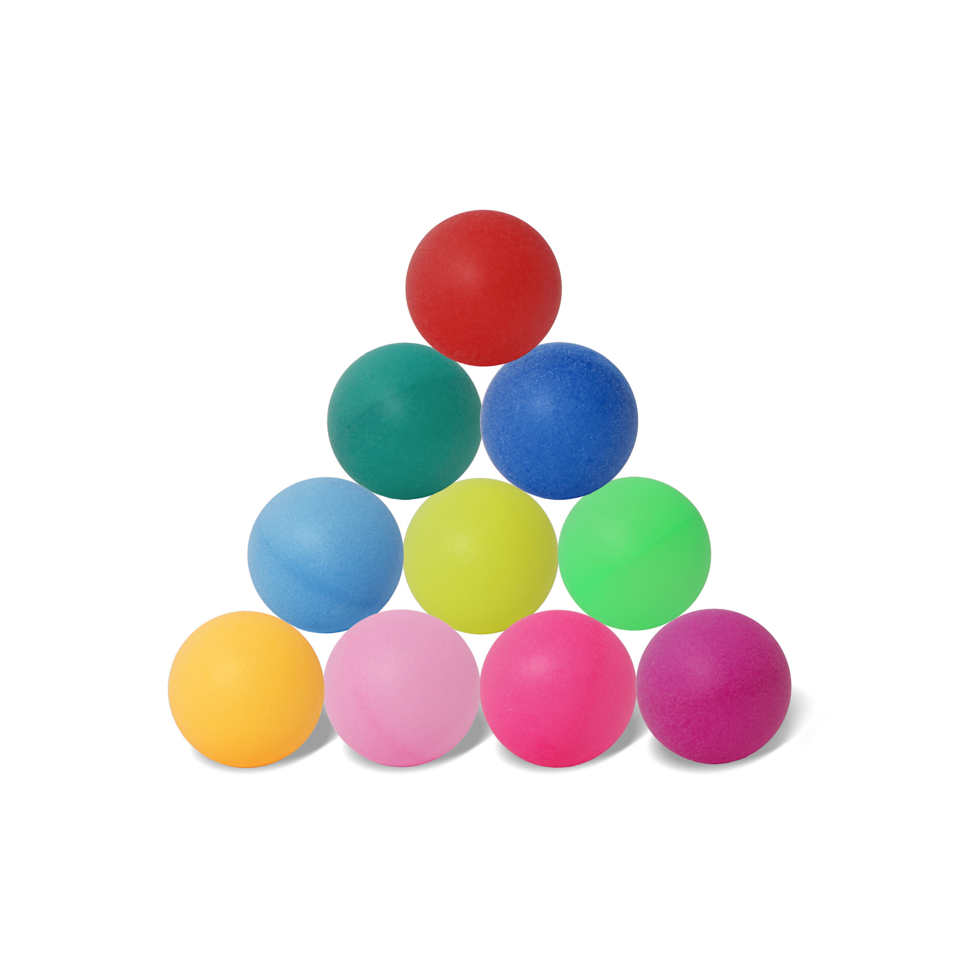 Picture of Color Table Tennis Wordless Gaming 40mm Touch Award Seamless Glass Spray Ball Plastic Shake Award Pet Toy Shake