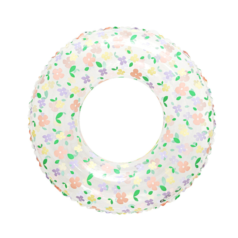 Picture of Factory wholesale thickened children's striped adult swimming ring inflatable underarm ring net red floating ring double airbag swimming ring