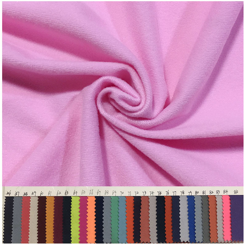 In stock warp knitted ultra-fine edge fabric mercerized velvet brushed fabric car interior ceiling flannel lining flannel